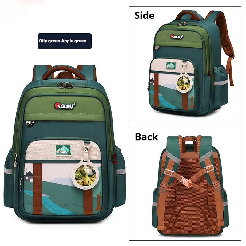 Large Capacity Primary School Student Schoolbag Lightweight And Wear-resistant EX-STOCK