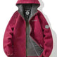 Men Winter Plus Size Men's Brushed Fleece Quarter Zipper Hoodie Sweatshirt Pullover - EX-STOCK CANADA