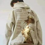 Men's Casual Printed Oversized Hoodie Sweatshirt Hip Pop Streetwear - EX-STOCK CANADA