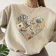 Digital Printing Sweater Hipster Round Neck Pullover Long Sleeve Sweater Women - EX-STOCK CANADA