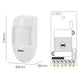 Wired Pir Motion Sensor Passive Infrared Detector Wall Mounted Warning Alarm Relay Home Security System - EX-STOCK Canada