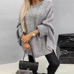 Oversized Fashion Knitted Fleece Pullover Sweater tops for Fall Winter - EX-STOCK Canada