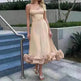 Fashion Suspenders Large Flower Swing Three-dimensional Flower A- Line Skater Dress Womens Clothing - EX-STOCK CANADA