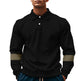 Fashion Long-sleeved Lapel Polo Shirt With Button Men's Loose Casual Sports Top Fall Spring Clothing EX-STOCK Canada 
