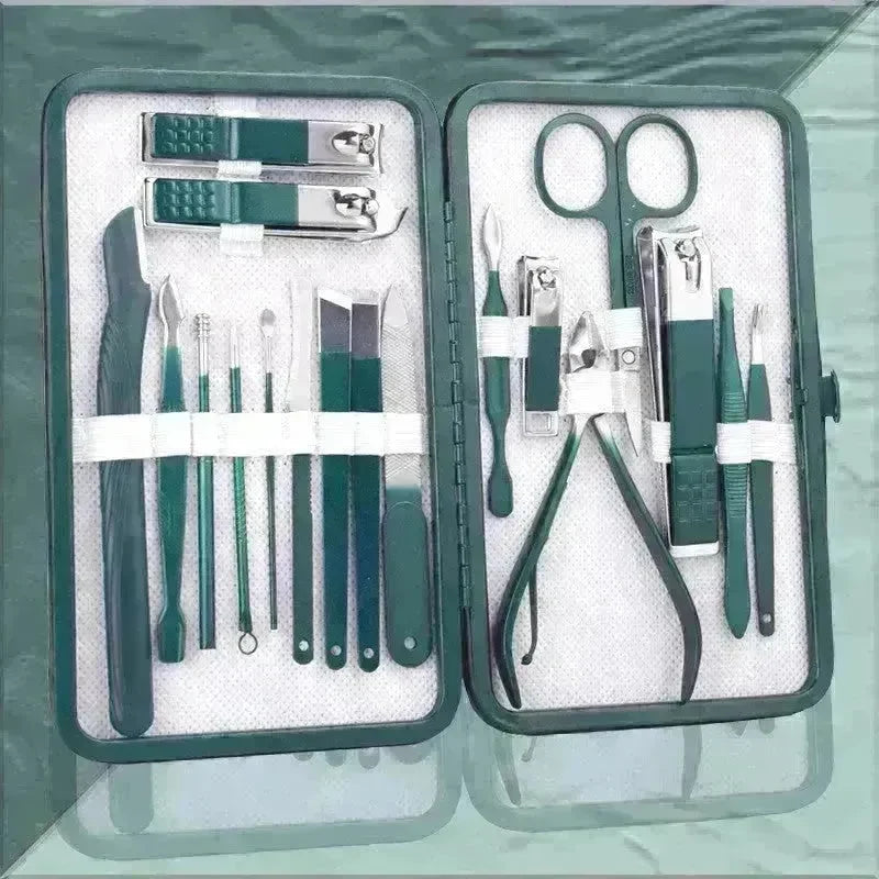 Pedicure Knife Nail Clippers Set Box Manicure Implement Nail Clippers Set - EX-STOCK CANADA