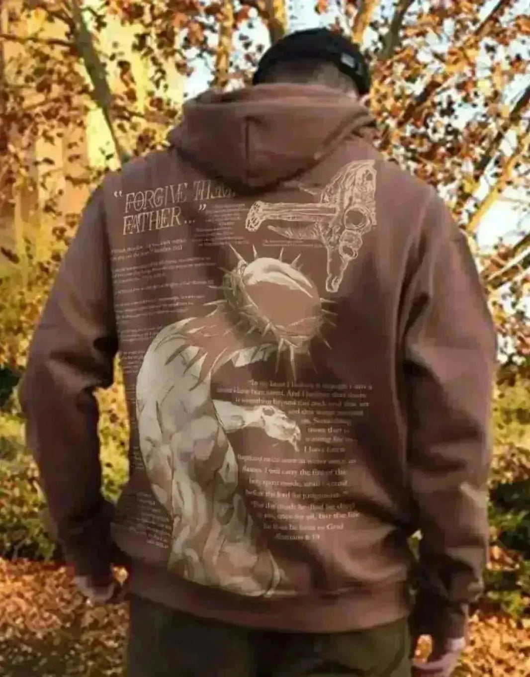 Men's Casual Printed Oversized Hoodie Sweatshirt Hip Pop Streetwear - EX-STOCK CANADA
