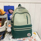 Retro Contrast Color Casual Backpack For Women - EX-STOCK Canada