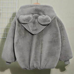 Autumn Winter Thickening Children's Cartoon Fur Hoodie Jacket - EX-STOCK Canada