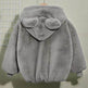 Autumn Winter Thickening Children's Cartoon Fur Hoodie Jacket - EX-STOCK Canada