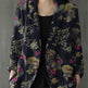 Women's floral Cotton Linen jacket Pocket Blazer - EX-STOCK Canada