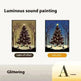 2024 New Luminous Christmas Tree Painting decorations Bluetooth Speaker integrated Gift Ideas - EX-STOCK CANADA