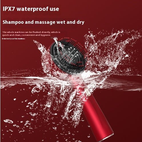 Electric Massage Comb Home Scalp Drain Comb Red Light Anti-slip Hair Care Multi-functional Massage Comb EX-STOCK Canada 
