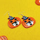 Halloween Day Ornament Colorful Ghost Eyes Funny Acrylic Earrings For Women - EX-STOCK Canada