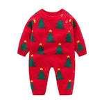 Newborn Baby Clothes Baby Crawling Clothes Thickening Out Baby Harness Christmas Baby Romper Baby Cotton Sleepwear - EX-STOCK Canada