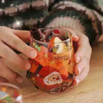 2024 Christmas Gift High Beauty Creative Cup Christmas Snowman Glass Cup High Temperature Resistant - EX-STOCK CANADA