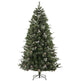 HOMCM 7FT Artificial Christmas Snow Pine Tree Holiday Home Xmas Decoration With Automatic Open, Pinecone, Green EX-STOCK Canada 