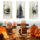 3 Pack Halloween Flameless Candle Lamp With Timer Setting Battery Operated Warm Orange Light Candles For Halloween Party Decoration - EX-STOCK Canada