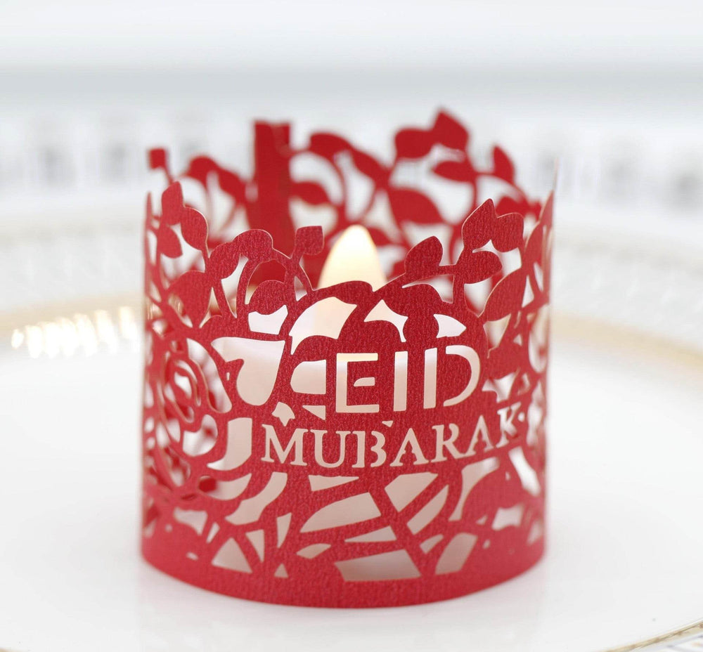 MOQ200 Ramadan Electronic Candle Lampshade Laser Cutout - EX-STOCK Canada