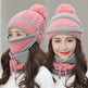 Winter Hat For Women 3pcs Knitted Beanie Hat Scarf Set Warm Hat - EX-STOCK Canada