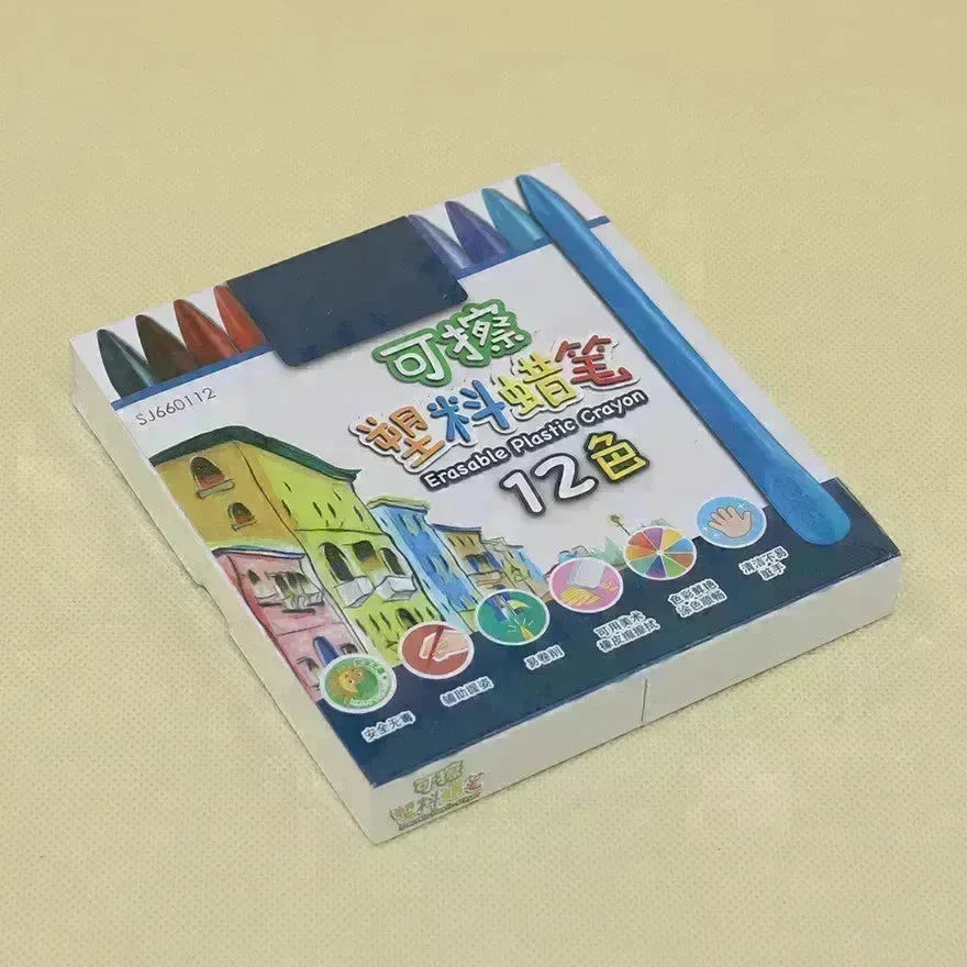 Children Coloring Painting Graffiti Erasable Plastic Crayon - EX-STOCK CANADA