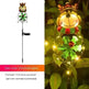 Solar Christmas Led Snowman Elk Ground Plug Light - EX-STOCK CANADA
