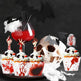 48Pcs Halloween Cupcake Toppers Wrappers Rip Kit Bloody Zombie Hand Cupcake Pick Decorations For Halloween Horror Movie Bloody Theme Birthday Party Cake Decorations Supplies - EX-STOCK Canada