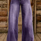 Pantalons évasés à transfert thermique Simulation Jean Pantalons amples 