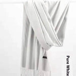 Pure Color Warm Keeping Scarf All-match Cashmere Shawl - EX-STOCK Canada