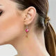Romantic Key Heart Lock Acrylic Types A And B Earrings - EX-STOCK CANADA