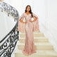 Formal Dress V-neck Banquet Sequined Fishtail Party Dress - EX-STOCK CANADA