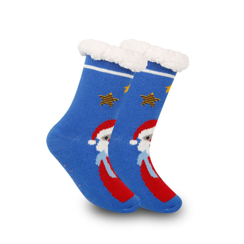 Christmas Women's Thickened Fleece-lined Room Socks EX-STOCK Canada 