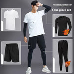 Sports Suit Gym Tights Quick-drying Morning And Night Running Workout Clothes - EX-STOCK CANADA