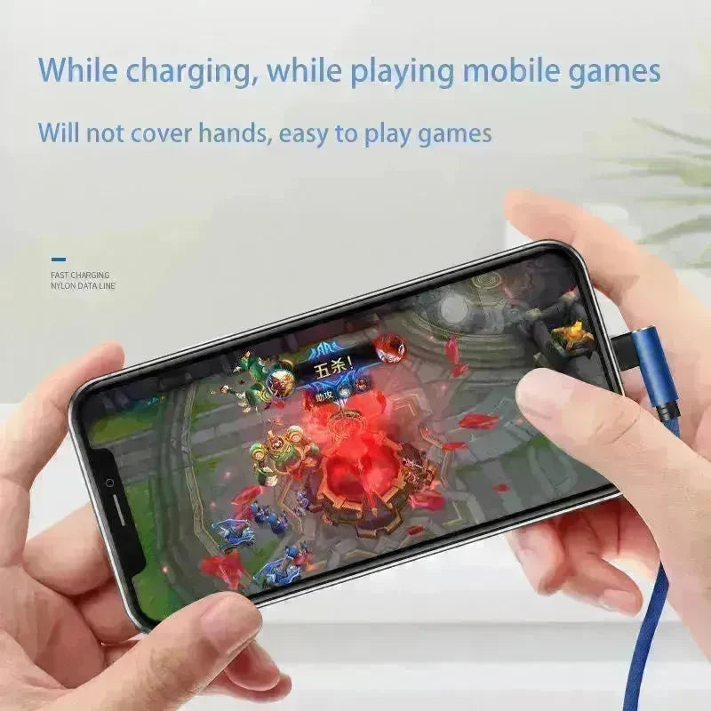 Mobile Phone Elbow Fast Charging Data Cable - EX-STOCK CANADA