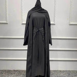 Arab3 piece set ArabDubai Abaya dress with Turban Embellished Abaya - EX-STOCK Canada
