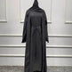 Arab3 piece set ArabDubai Abaya dress with Turban Embellished Abaya - EX-STOCK Canada