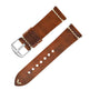 Discoloring Oil Wax Top Layer Cowhide Watch Strap - EX-STOCK Canada