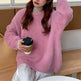 Autumn Winter Mink-like Wool Thick Plush Pullover Sweater for Women - EX-STOCK Canada