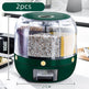 Large Food Storage Container 360 Rotating Rice Barrels Sealed Cereal Dispenser Rice Tank Grain Box Kitchen Storage Container 
