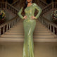 Slim Fit  Long Sleeve Backless Party dress Sequined Evening Dress - EX-STOCK CANADA