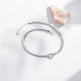 Fashion Simple Hollow Heart Titanium Steel Valentine Bracelet gift - EX-STOCK Canada