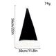 Black Christmas Hat Halloween Plush Hat Thickened Plus-sized Christmas Hat EX-STOCK Canada 