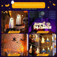 Halloween Atmosphere Decoration Desktop Ghost Small Night Lamp Ornaments - EX-STOCK Canada