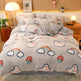 Coral Fleece Duvet Cover Sheet Flannel Pillowcase EX-STOCK Canada 