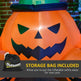 Outsunny 73L Inflatable Halloween Decoration,5 Pumpkin, Blow Up Outdoor LED Yard Display, Waterproof - EX-STOCK Canada
