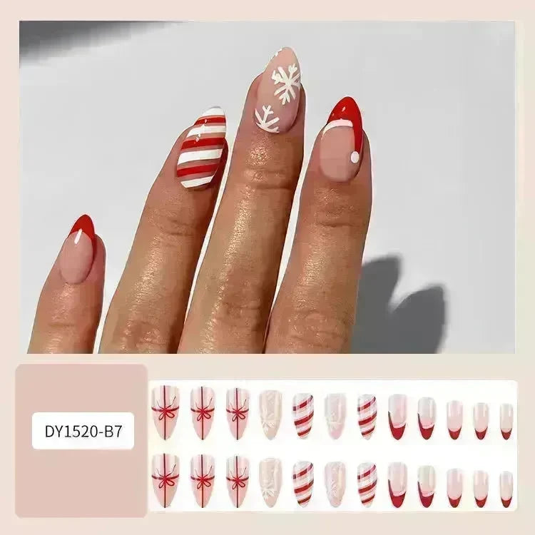24pcs Christmas False Nail Decal stickers - EX-STOCK CANADA