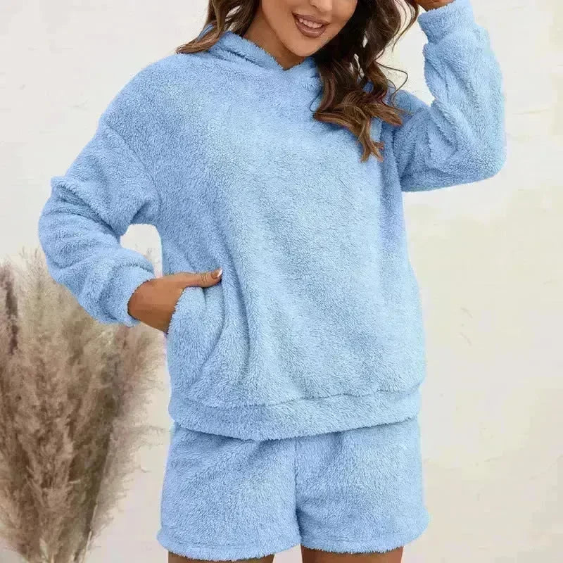 Women Hooded Sweater Suit Casual Home Wear - EX-STOCK CANADA