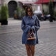 Lapel Patch Pocket Bell Sleeve Denim Dress - EX-STOCK Canada