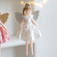 Christmas Decoration High-grade Flannel Ankle-tied Girl Angel Small Pendant EX-STOCK Canada 