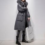 Parker Big Fur Collar Down Jacket Women - EX-STOCK Canada