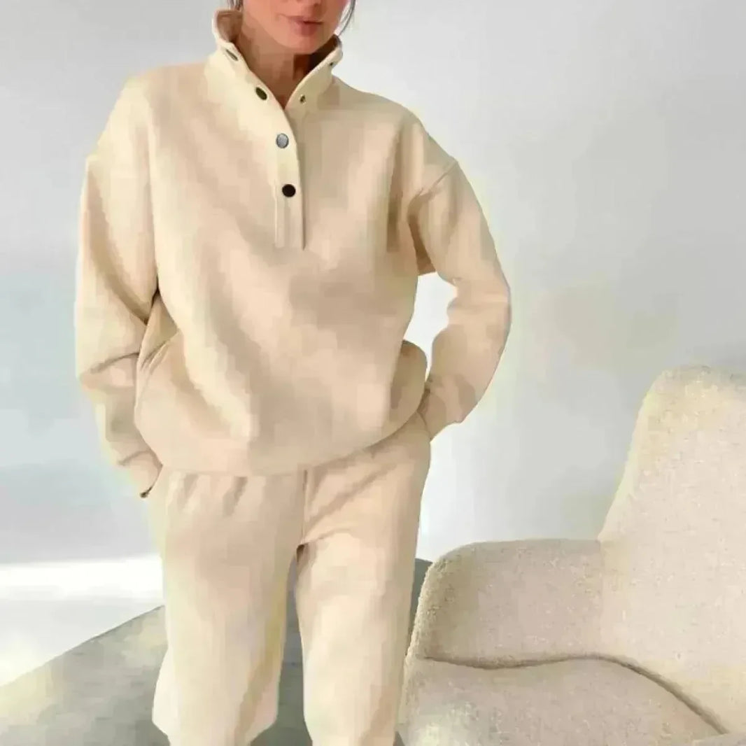 Oversized Solid Casual Pullovers Long Pant Set Warm Hoodie New Tracksuit Suit Fashion Pant Sets Sets For Women 2 Pieces joggers for women - EX-STOCK CANADA